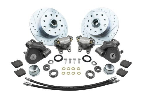 Cal-Look Link Pin 5x130 Complete Makeover Bundle - Wilwood brakes, Bilstein shocks, EMPI Torque Star II wheels