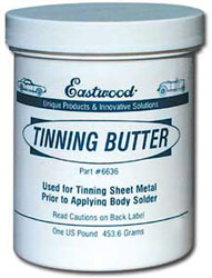 Eastwood 31043 tinning butter lead body solder flux 1lb jar