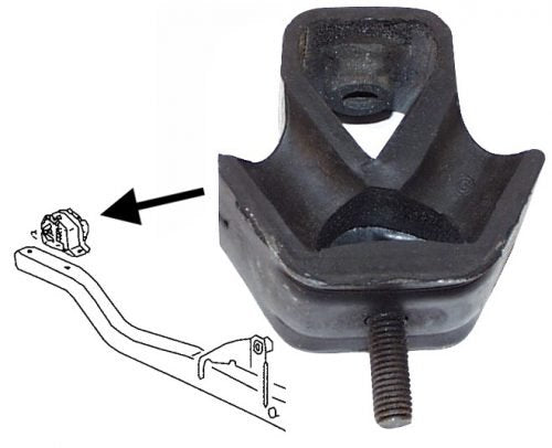 VW Bay Window Bus Rear Engine Mount — Replaceable Insulator | 1968–1979 (211-199-335)