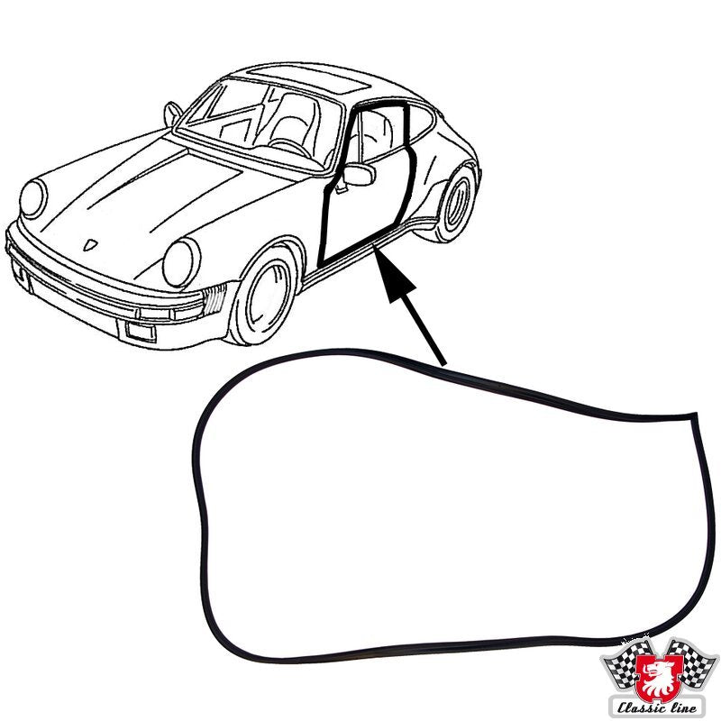 Porsche 911 912 Seal and Rubber Restoration