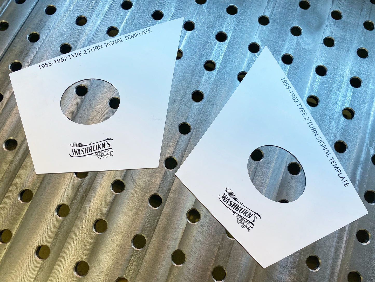 Magnetic Turn Signal Templates For 1955-1962 Type 2 Bullet Turn Signals