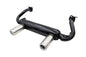 EMPI 00-3418-0 GT 2-Tip Exhaust System Black with Chrome Tips for VW Beetle Karmann Ghia 1300-1600cc 1966-1974