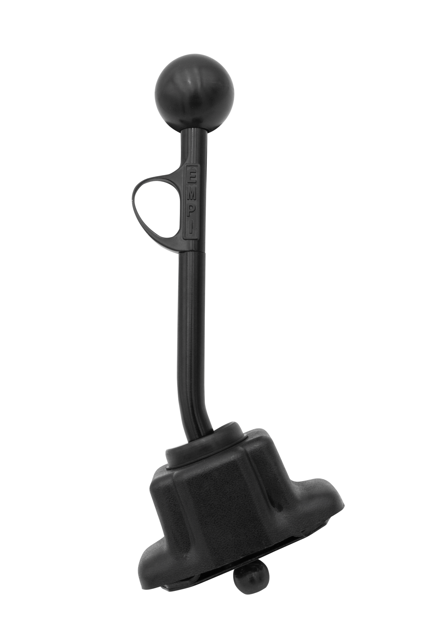 EMPI 00-4507-0 black powder-coated 12-inch trigger shifter with reverse lock-out for VW Type 1 Beetle and Karmann Ghia