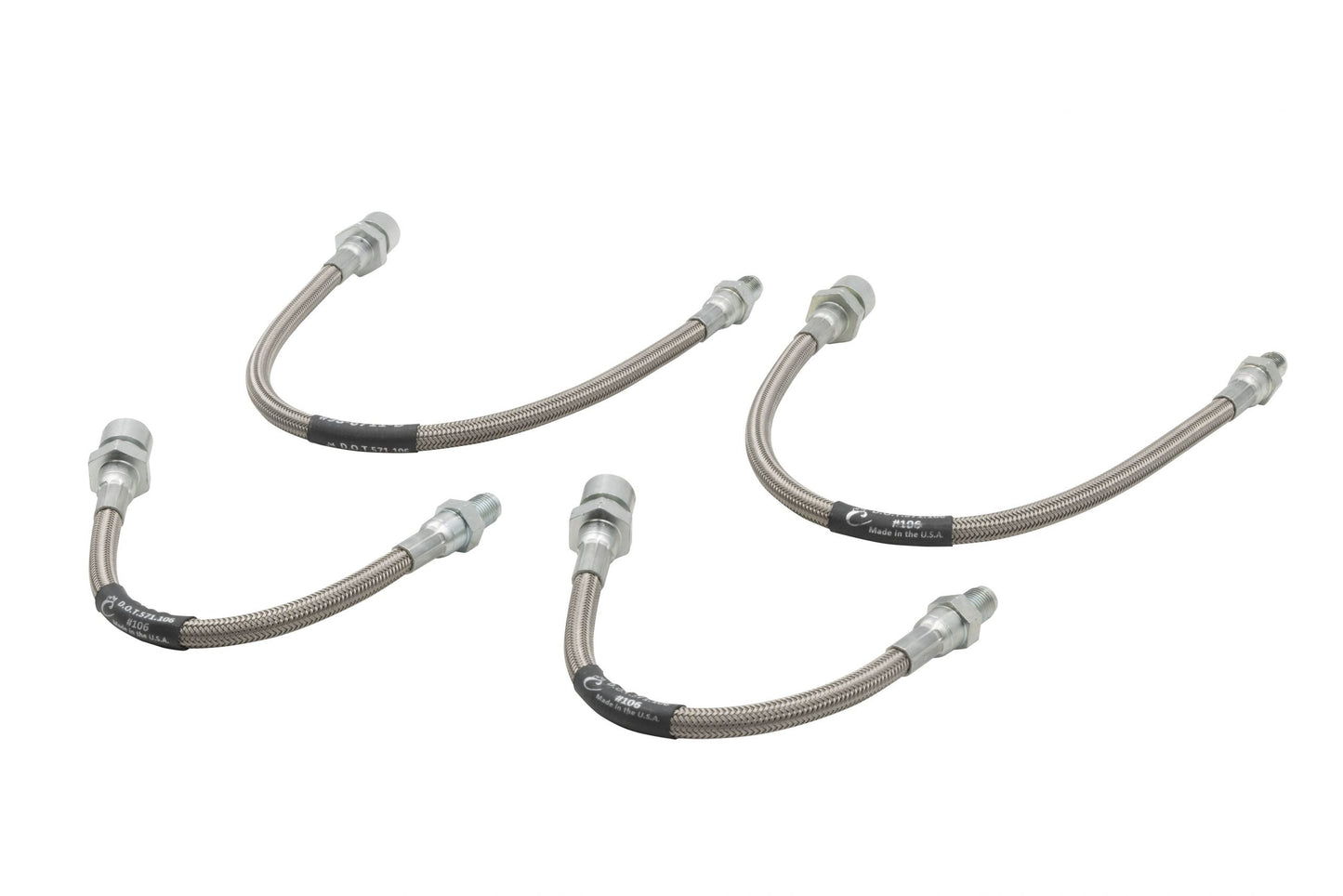 EMPI Braided Stainless Brake Line Kit T1 69-On 00-5587-0
