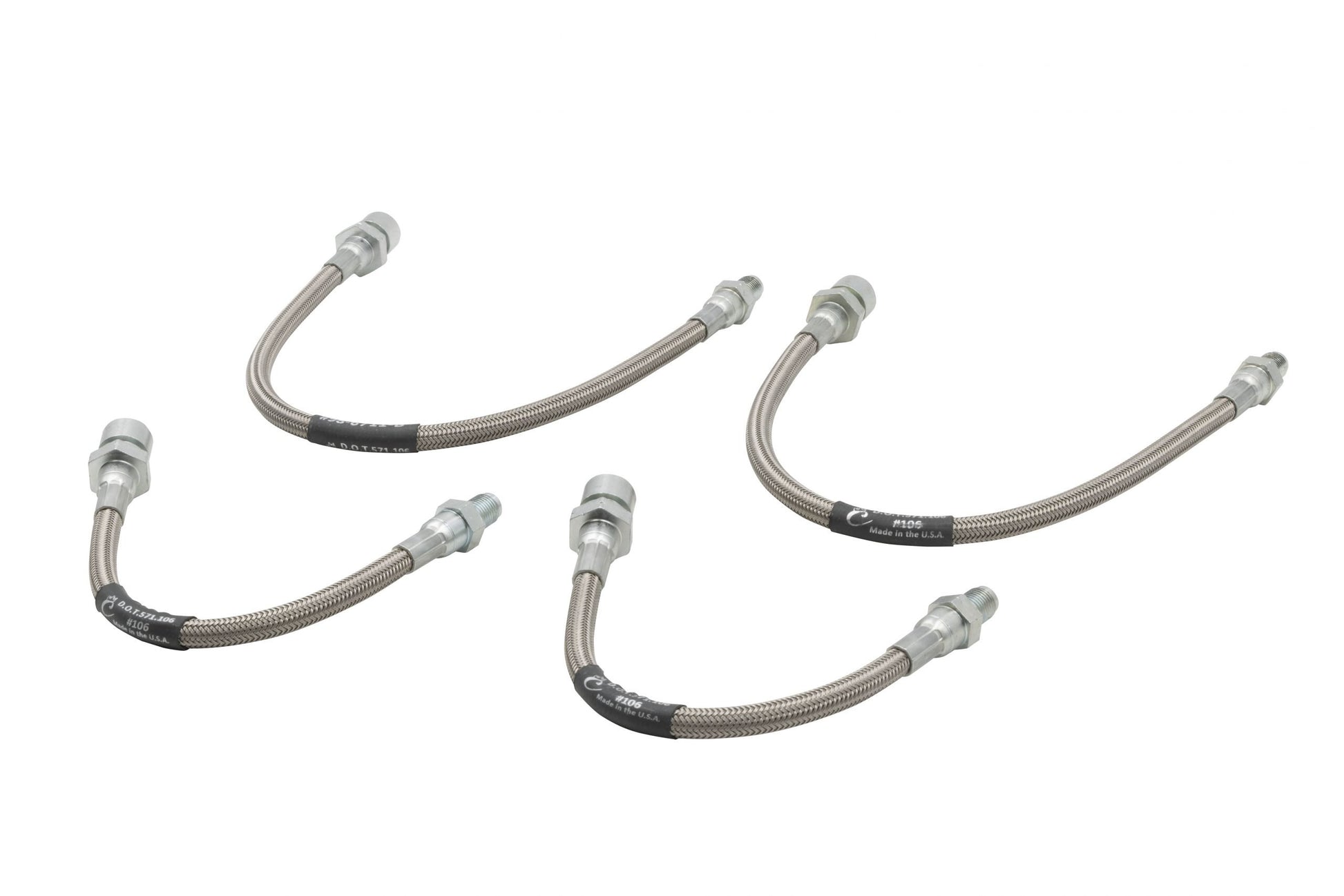 EMPI Braided Stainless Brake Line Kit T1 69-On 00-5587-0