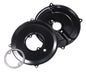EMPI Black Steel Stock-Style 3-Piece Tin Kit 00-9057-0 alternator/generator backing plate for air-cooled VW