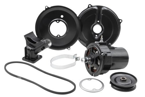 VW 90+ Amp High-Output Alternator Kit | Black Finish | Internal Regulator | 00-9488-0