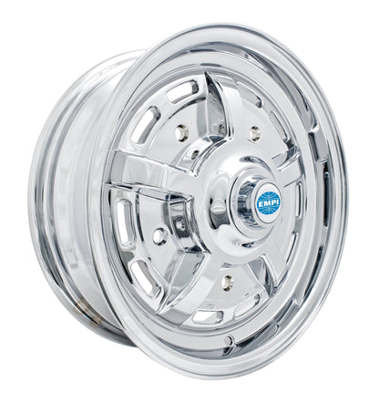 EMPI Chrome 5-Spoke Dish Wheel