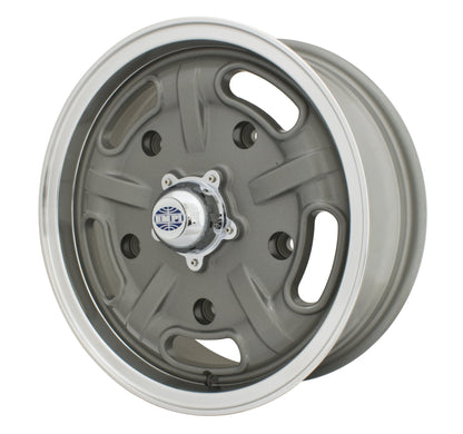 EMPI Gunmetal Grey Dish Wheel