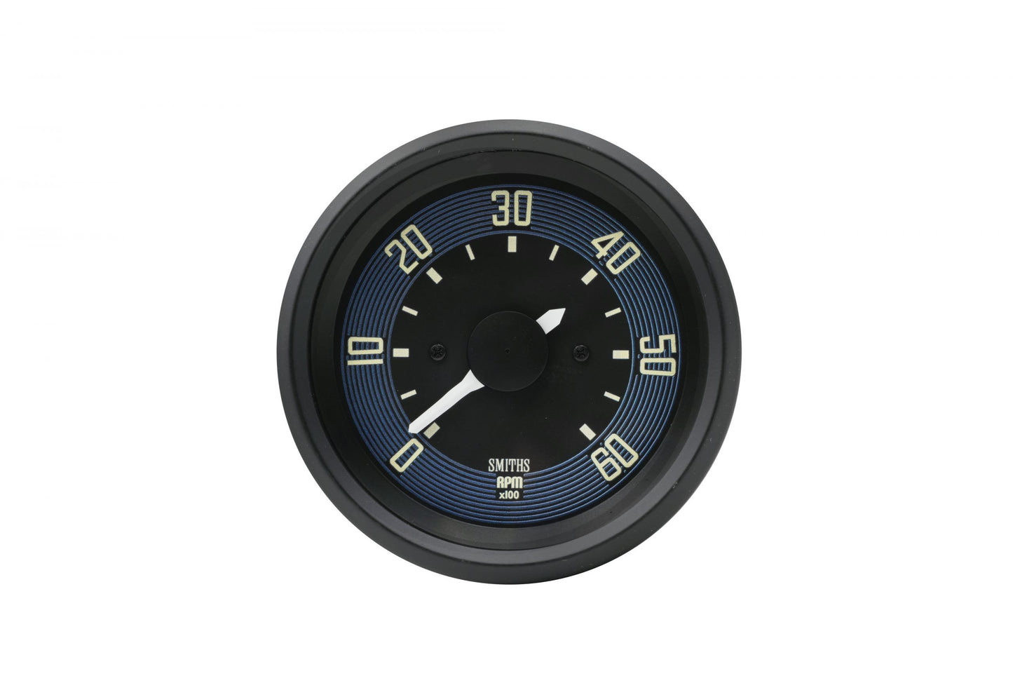 Smiths 80mm Tachometer 14-1108-0 0-6000 RPM Black dial Black bezel for VW Type 1