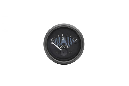Smiths 52mm Voltmeter 14-1119-0 9-17V Black bezel VW Type 1