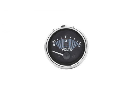 Smiths 52mm Voltmeter 14-1120-0 9-17V Chrome bezel VW Type 1