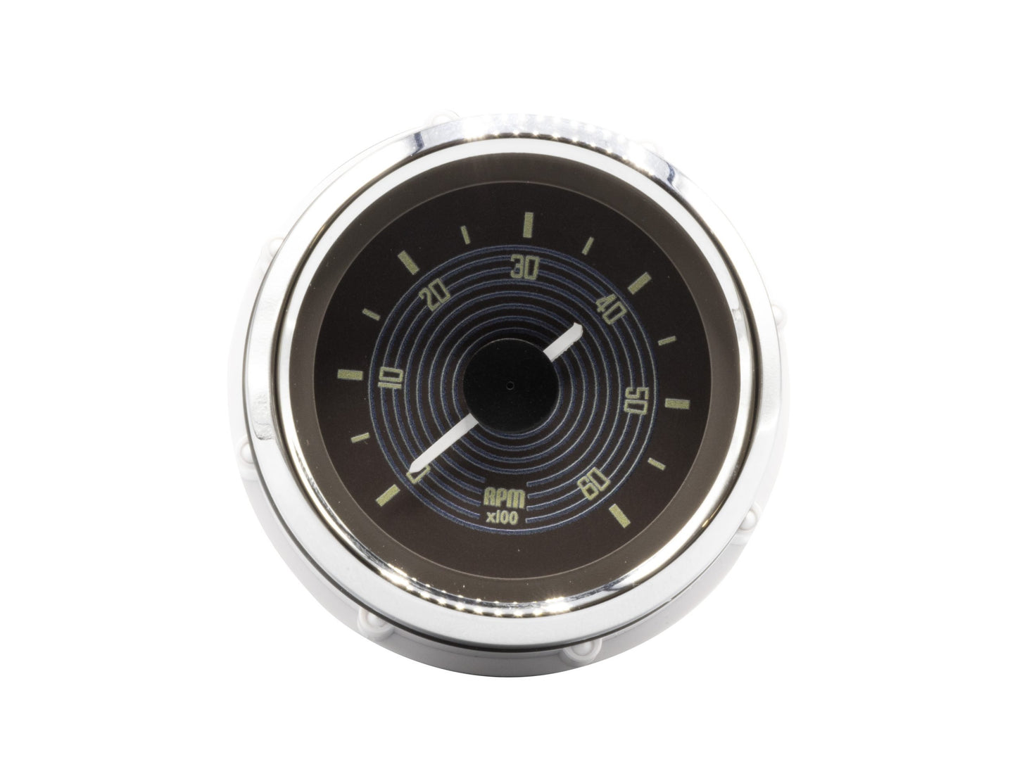 Smiths 52mm Tachometer 14-1132-0 0-6000 RPM Brown dial Chrome bezel for VW Type 1 and Type 2