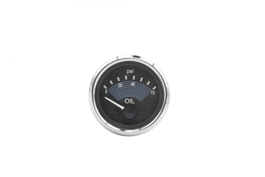 Smiths 52mm Oil Pressure Gauge 14-1137-0 0-70 psi Chrome bezel VW Type 2