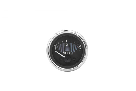 Smiths 52mm Voltmeter 14-1138-0 9-17V Chrome bezel VW Type 2
