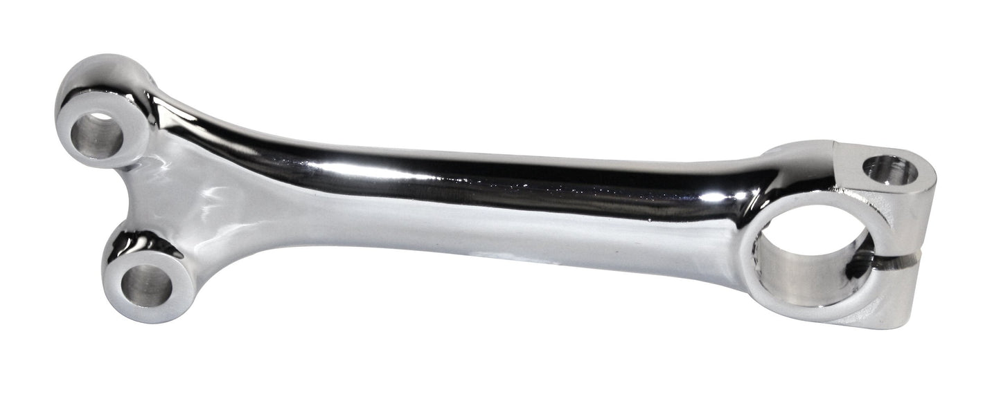 EMPI 17-2565-0 chrome 28mm pitman arm with small tie rod end, VW Beetle Karmann Ghia 1946-1965