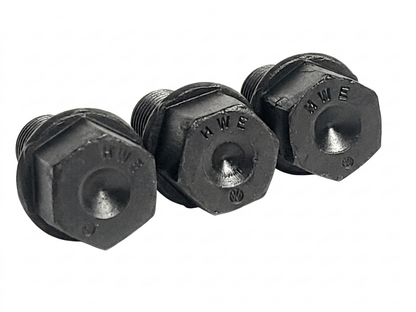 HWE 14mm x 1.5 Ball Seat Lug Bolts - Original German OEM Refurbished (Sold in sets of 5)