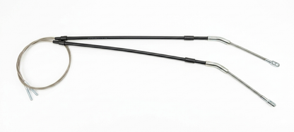 Heavy-Duty Shortened Emergency Brake Cable Set - Non-Stretch Stainless Steel - 14.250"