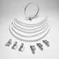 Bus: Heater Tube Insulation Clamp Kit, Early Style, Made In Germany for Bus