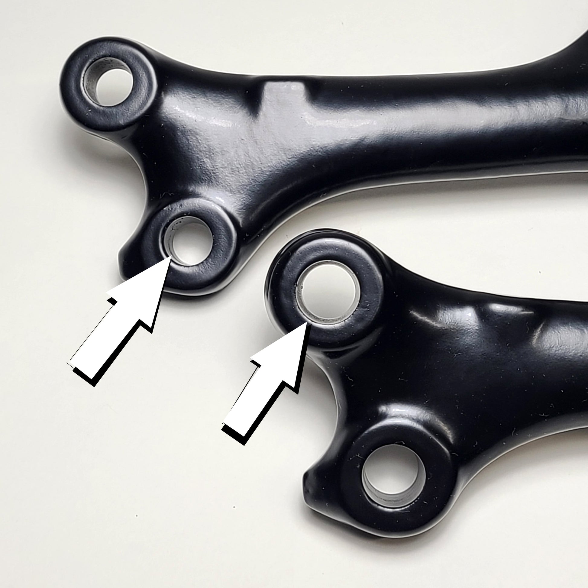 Late Pitman Arm ('69-77), Factory German, Powdercoated (both Big & Small Hole versions)