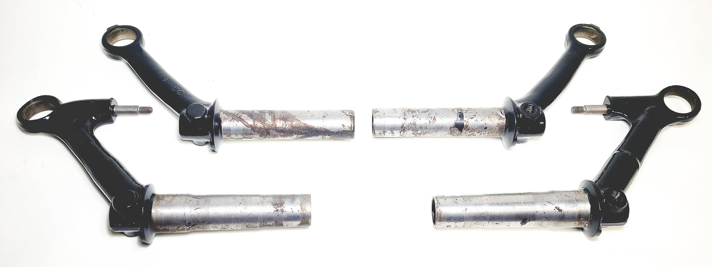 Four Ball Joint Arms, German OEM, refurbished with or w/o ball joints installed