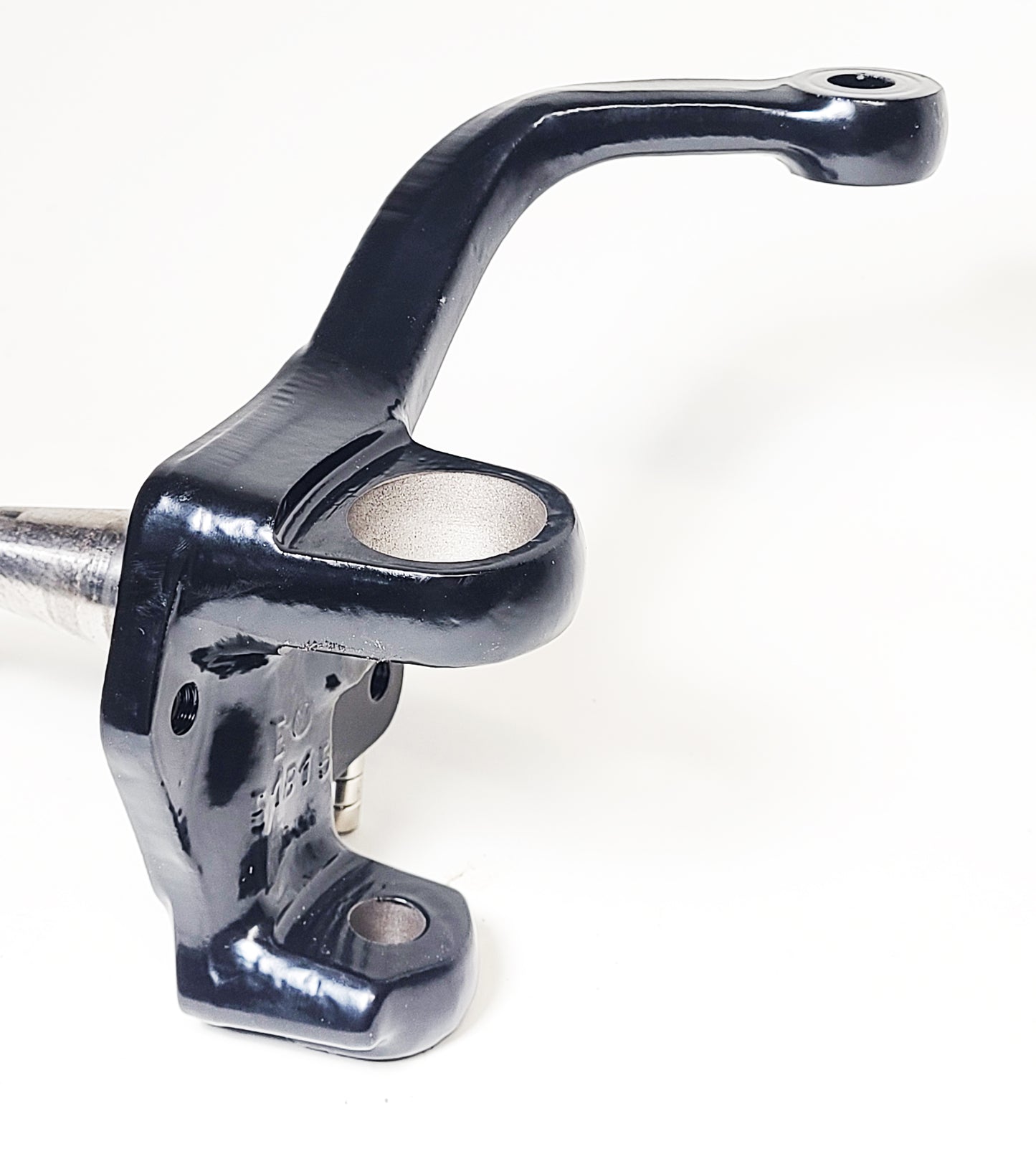 Late Ball Joint Spindles (Late '68-1977), Original GERMAN part, Refurbished & Powdercoated