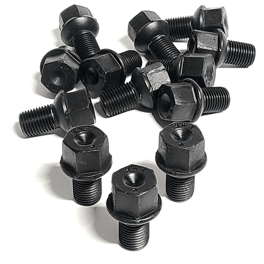 HWE 14mm x 1.5 Ball Seat Lug Bolts - Original German OEM Refurbished (Sold in sets of 5)