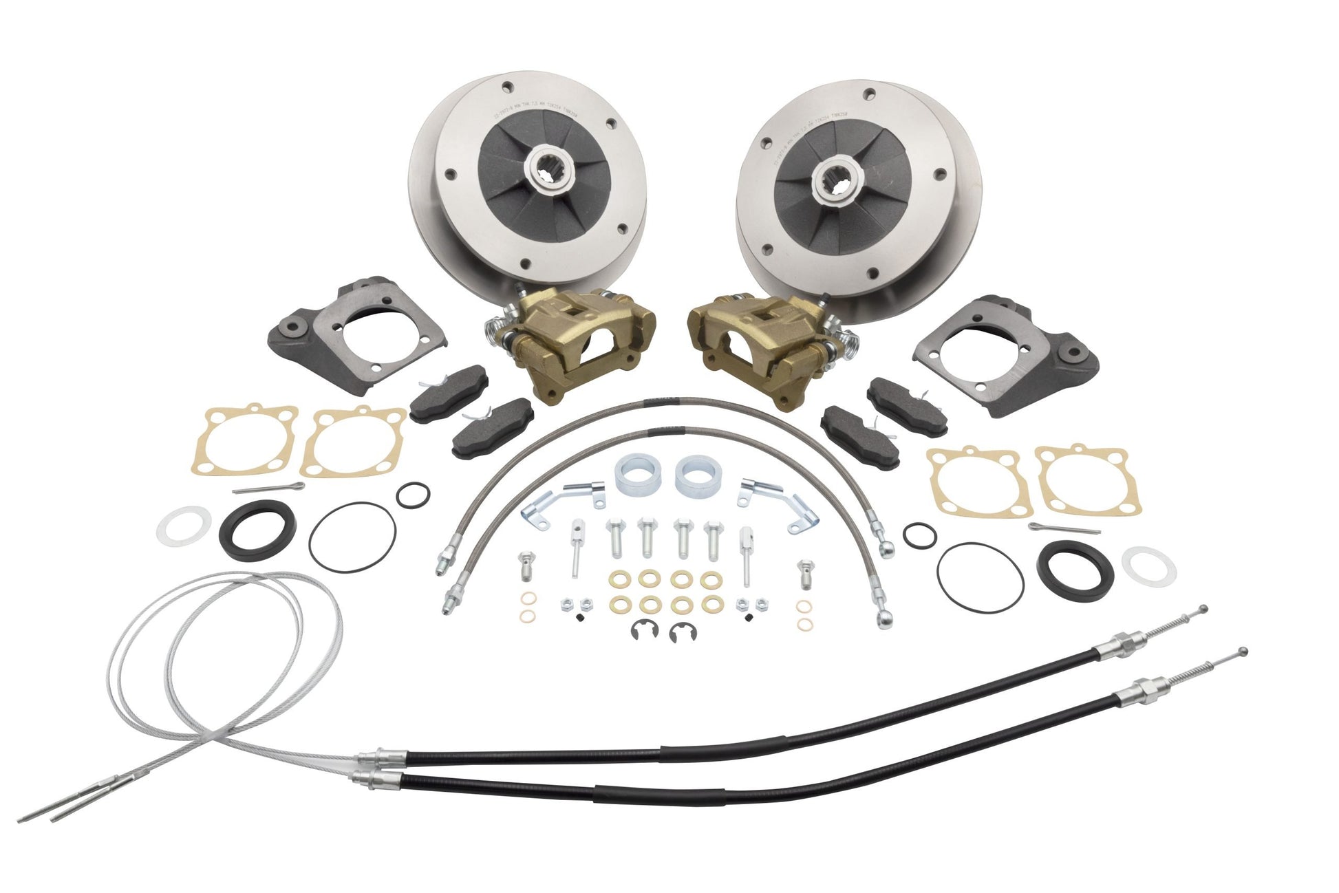 EMPI Zero-Offset Rear Disc Brake Kit with E-Brake - 5x205 IRS (22-2906-J)