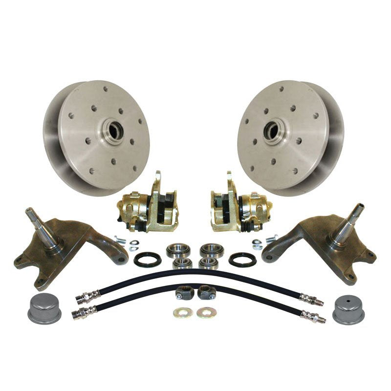 EMPI 2.5" Forged Drop Spindle Front Disc Brake Kit - Link Pin 5x205/5x130 (22-2925-0)