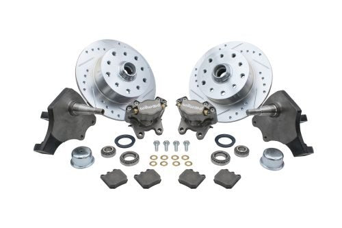 Cal-Look Ball Joint 5x130 Complete Makeover Bundle - Wilwood brakes, Bilstein shocks, EMPI Torque Star II wheels