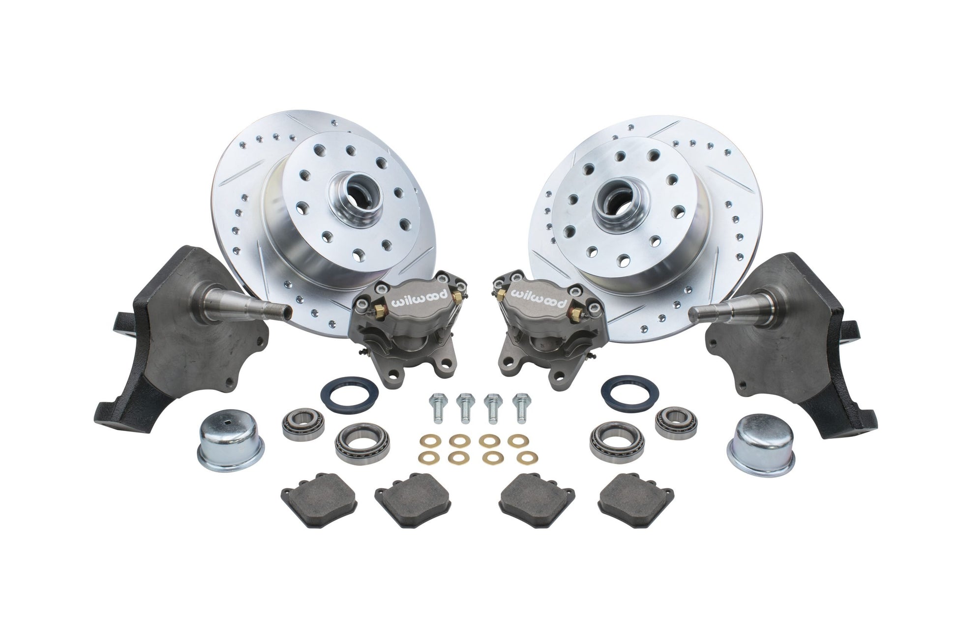 Wilwood Front Disc Brake Kit - Ball Joint 2.5" Drop, 5x130/5x4.75 (22-6152-0)