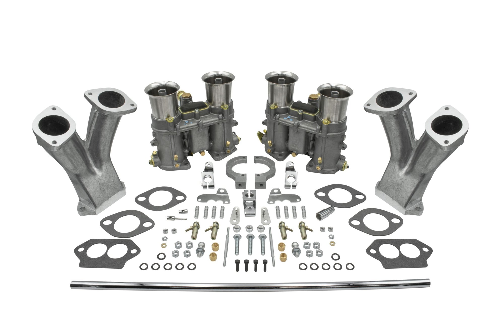 EMPI 43-7328-0 Dual Weber 48 IDA Carburetor Kit with Standard Manifolds and Cross-Bar Linkage for VW Type 1