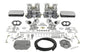 Genuine Weber 44mm IDF dual carburetor kit for VW Type 3 Notchback, Squareback, Fastback, with linkage
