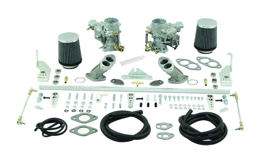 Genuine Weber 34mm ICT dual carburetor kit for VW Beetle, Super Beetle, Ghia, Bus & Thing (43-7411-0)