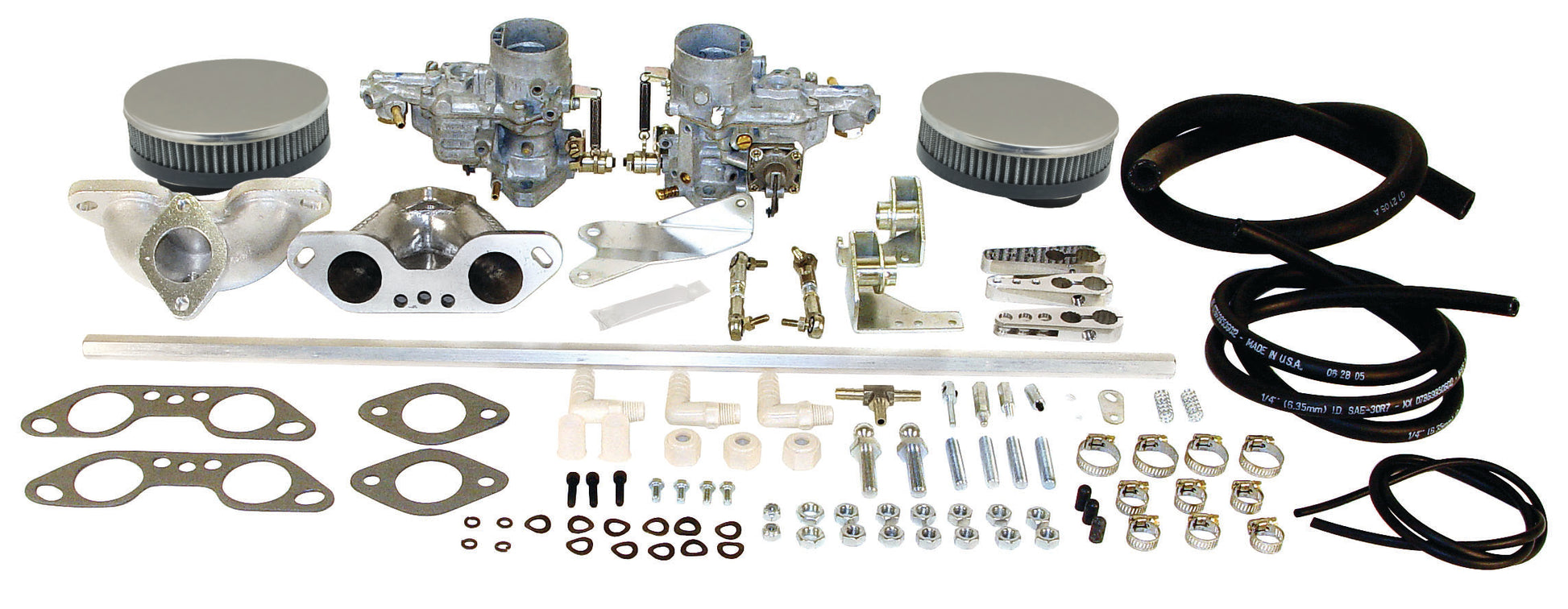 Weber 34mm ICT dual carburetor kit for VW Type 2/4 & Porsche 914 dual port (43-7412-0)