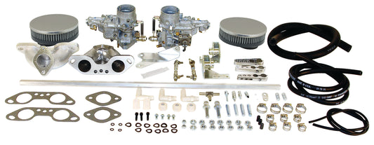 Weber 34mm ICT dual carburetor kit for VW Type 2/4 & Porsche 914 dual port (43-7412-0)