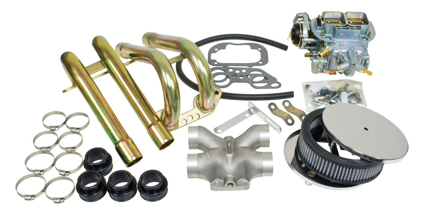 EMPI EPC 38 EGAS progressive single carburetor kit for VW Type 2/4 & Porsche 914 (47-0645-0)