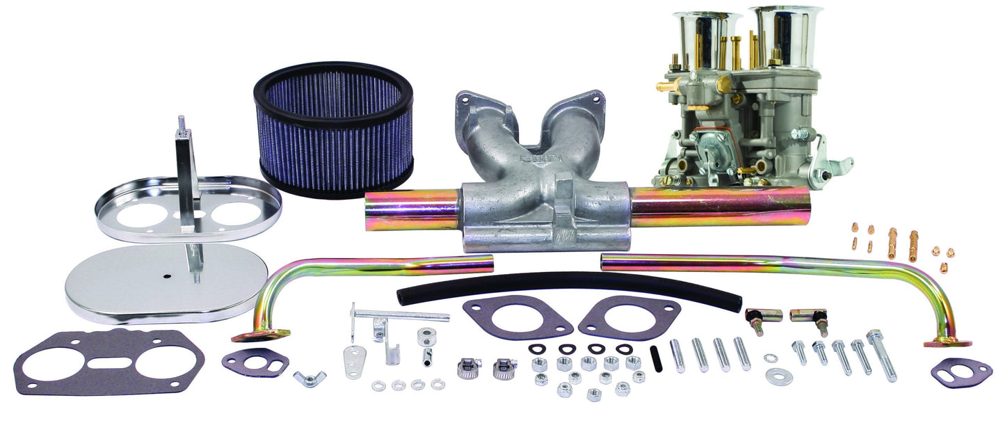 EMPI 44mm HPMX single carburetor kit for VW Beetle, Super Beetle, Ghia, Bus & Thing (47-7316-0)