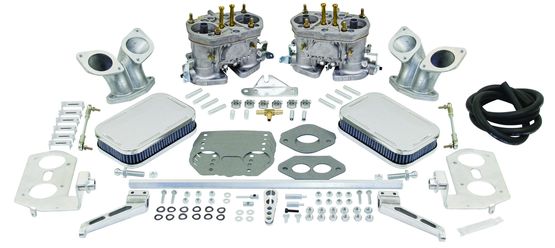 EMPI 44mm HPMX dual carburetor kit for VW Squareback, Fastback & Notchback (47-7342-0)