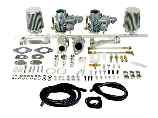 EMPI EPC 34 dual carburetor kit, single-port VW Type 1 (47-7401-0)