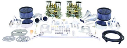 EMPI Deluxe 40mm HPMX Dual Carburetor Kit for VW Type 1 Dual Port