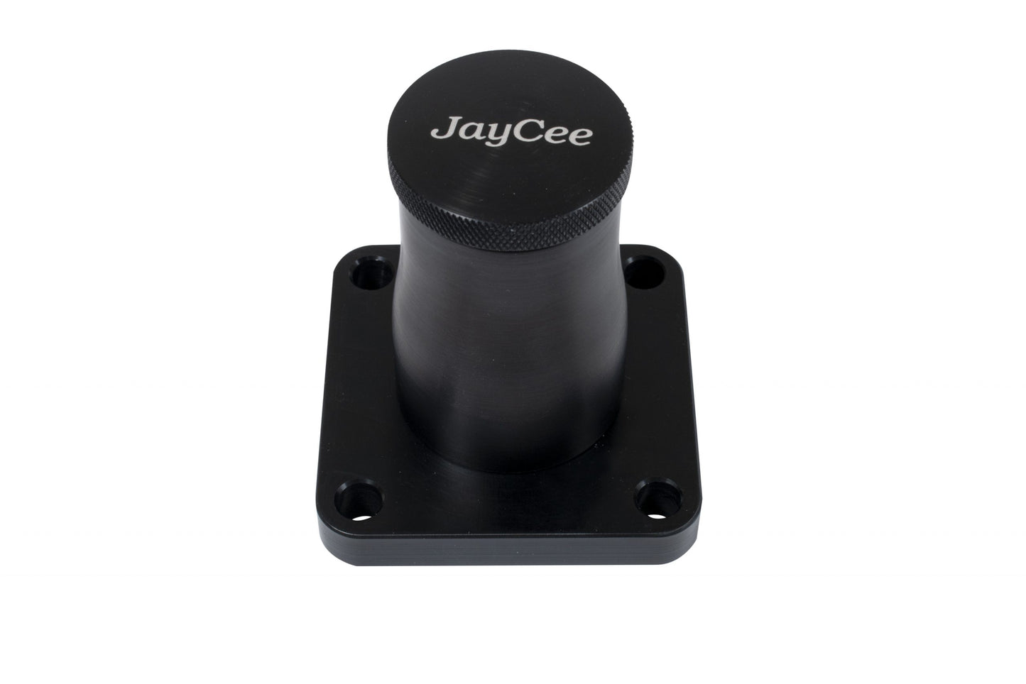 JayCee Billet Breather Stand, Black - Part #JC-2122-0 - CNC machined 6061-T6 aluminum, black anodized, for VW Type 1 air-cooled engines