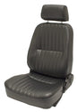 EMPI Low-Back Reclining Bucket Seat - Black Vinyl - Left Side - 62-2960-0