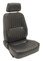 EMPI Low-Back Reclining Bucket Seat - Black Vinyl - Right Side - 62-2961-0