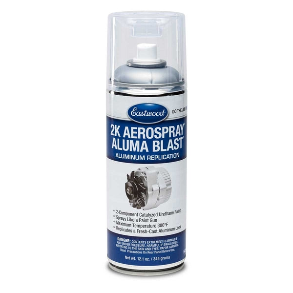 Eastwood 54294Z Aluma Blast 2K AeroSpray aluminum look finish