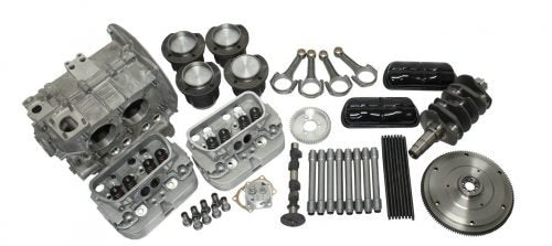 EMPI 1776cc Stock Engine Long Block Kit - Bubble Top Aluminum Case - 98-0486-B