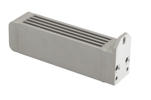 EMPI x CSF SuperKooler Aluminum Oil Cooler - Billet Ceramic Coated - Part #98-1186-B