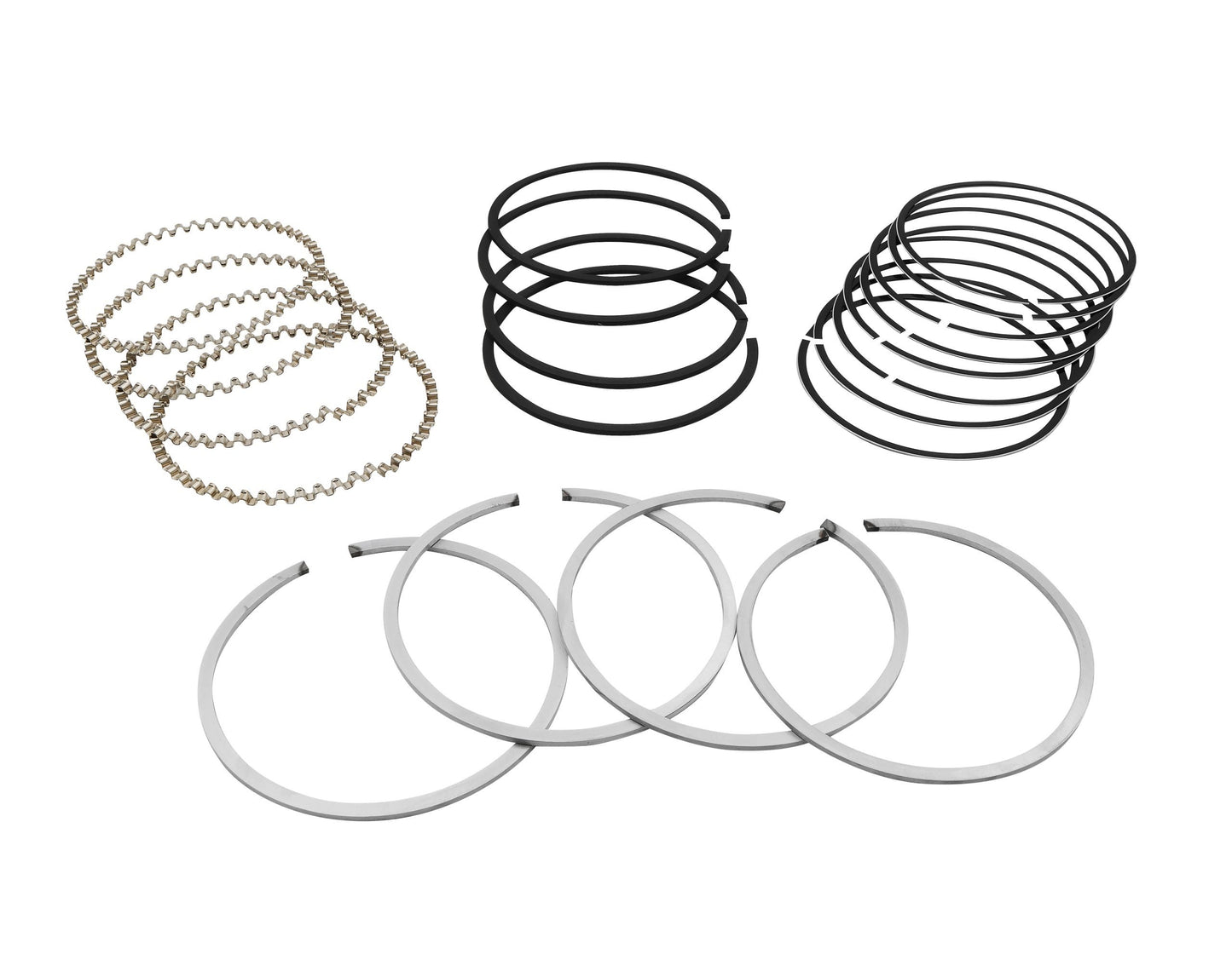 Hastings Piston Ring Set 98-1236-B 85.5mm Chrome for VW Type 1 1600cc
