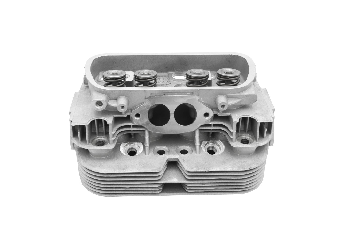 EMPI Stock Dual Port Cylinder Head 98-1356-B 85.5mm Bore - Front View