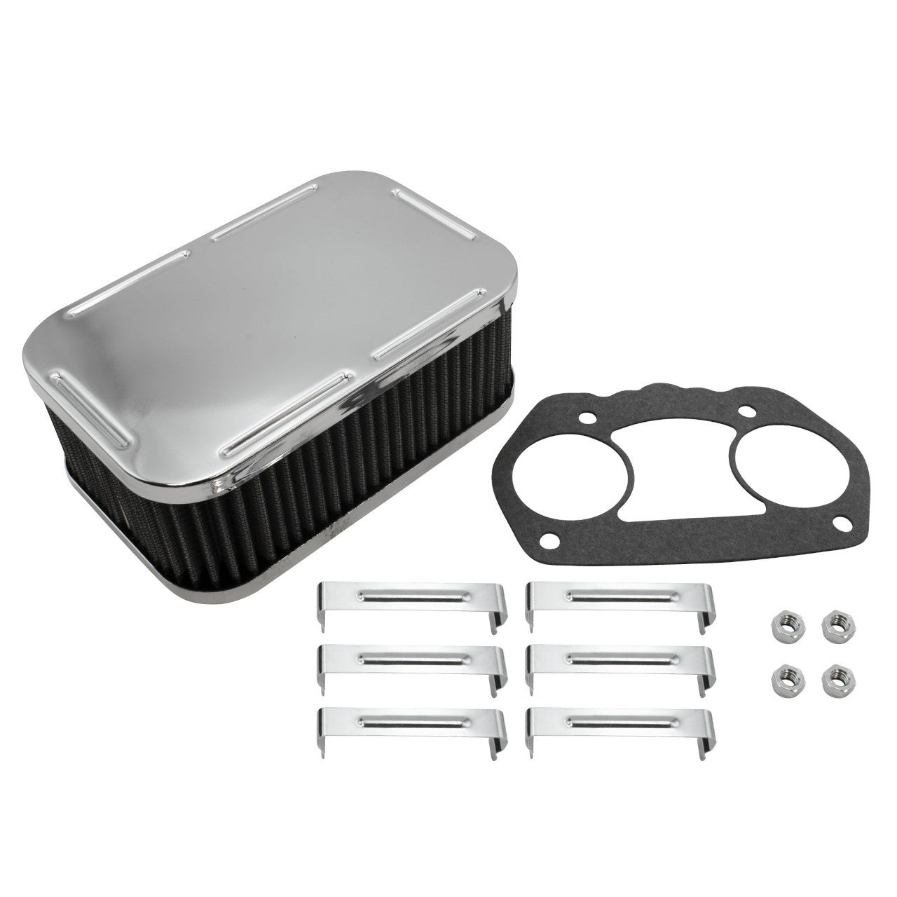 IDF / HPMX Chrome Air Cleaner Assembly — Porsche 356 / 912 / 914